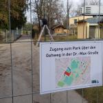 Neue Wegeführung im Freizeitpark auf Grund der Baustelle „Baderweiterung“